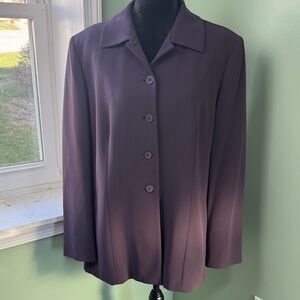 Jones New York Deep Purple Suit Jacket